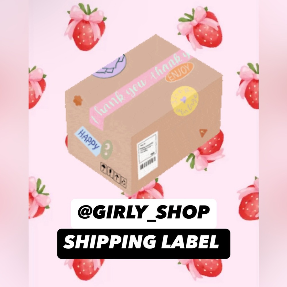 @Girly_Shop Shipping Label 🎀